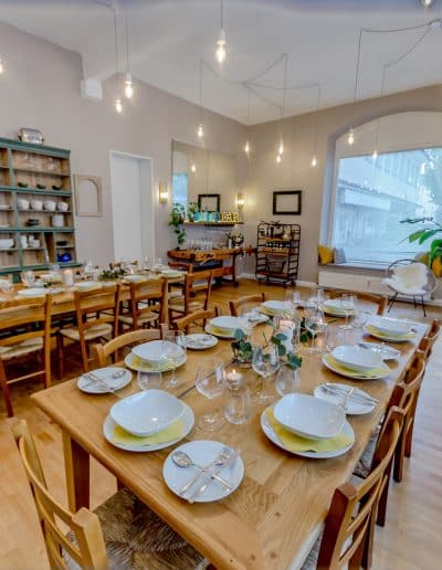 Großer Diningroom mit zwei ausziehbaren Tischen